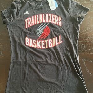 Adidas Womens Black Trailblazers Tee 2XL fits like L